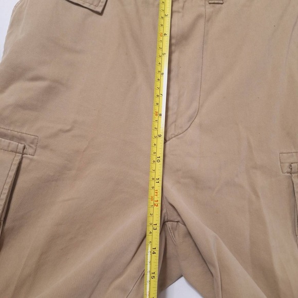 Vtg Polo by Ralph Lauren Classic 67 Chino Cargo Pants Mens 33/30 Beige Cotton - Picture 11 of 15